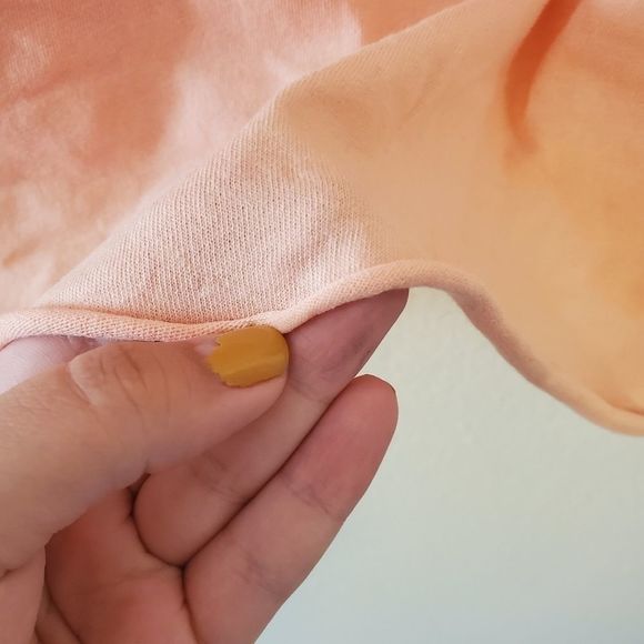 Just peachy raw edge mussel tank - Picture 10 of 12